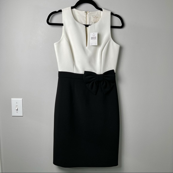 kate spade Dresses & Skirts - NWT Kate Spade Ponte Bow Sheath Dress Size 4